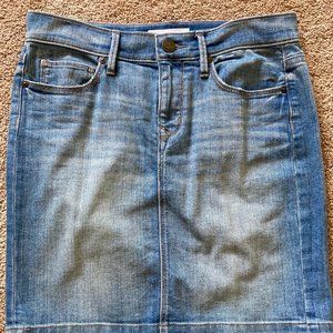 Loft Denim Skirt EUC "Distressed Stye"